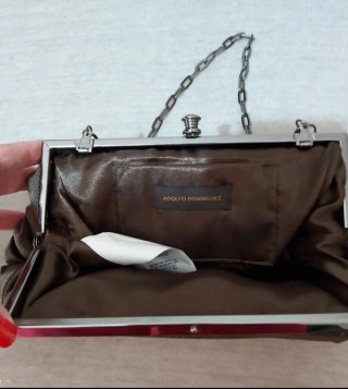 Bolso Adolfo Domínguez verde oliva