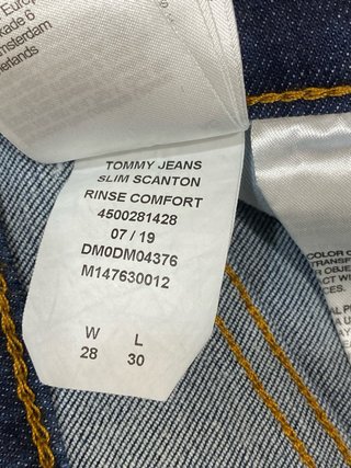 Jeans Tommy Hilfiger slim scanton taglia US 28