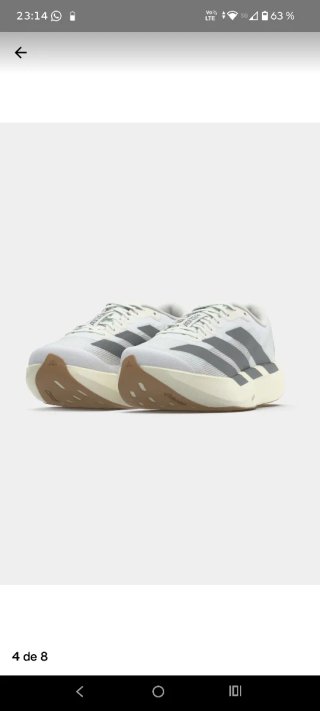 Adidas Adizero Evo Sl Gris/Blanco talla 49.5