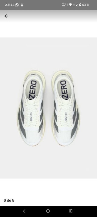 Adidas Adizero Evo Sl Gris/Blanco talla 49.5