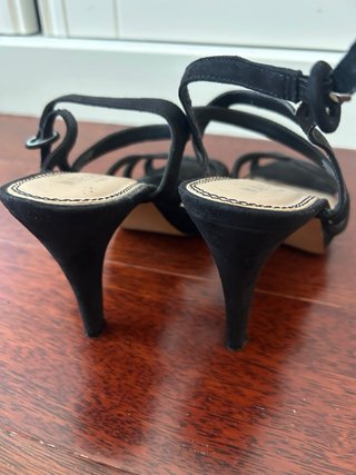 Sandalias negras tacón Mary Jane Talla 40