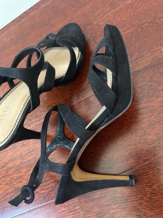 Sandalias negras tacón Mary Jane Talla 40