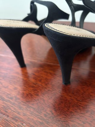 Sandalias negras tacón Mary Jane Talla 40