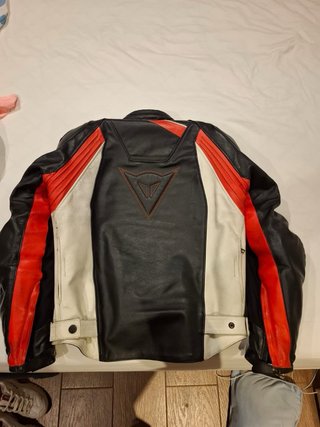 Mono de dos piezas Dainese Negro/Blanco/rojo