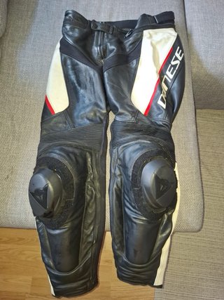 Mono de dos piezas Dainese Negro/Blanco/rojo