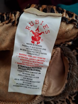 Disfraz Cavernícola Leopardo Talla M
