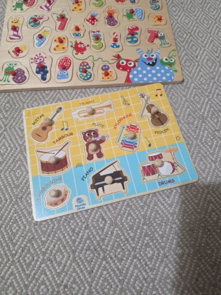 Puzzles madera encajables infantiles