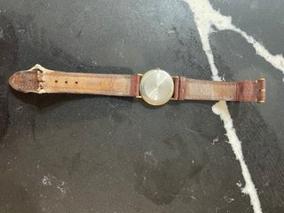 Reloj Kronos Dorado y Marrón