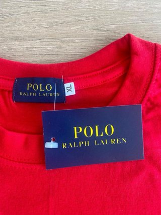 Camiseta Polo Ralph Lauren Roja Talla XL