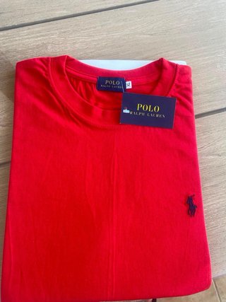 Camiseta Polo Ralph Lauren Roja Talla XL