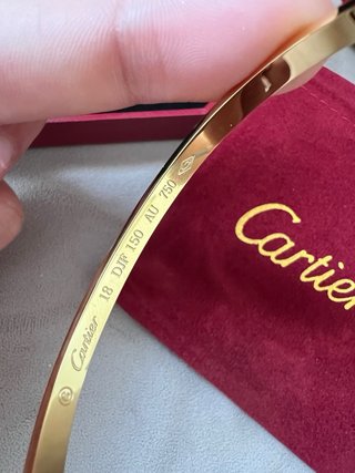 Pulsera Cartier Love Acero Inoxidable Dorado