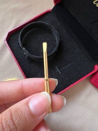 Pulsera Cartier Love Acero Inoxidable Dorado