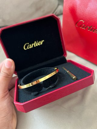 Pulsera Cartier Love Acero Inoxidable Dorado