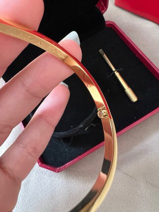 Pulsera Cartier Love Acero Inoxidable Dorado