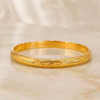 Pulsera de Oro Rígida 18 Kl  MAL-TRA2387