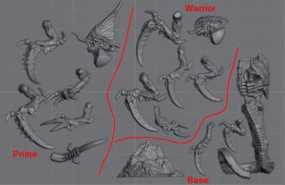 Miniaturas resina raveners