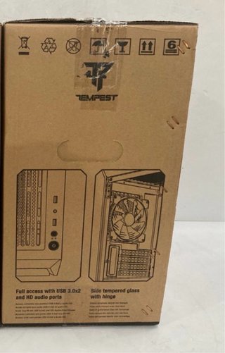 Torre PC Tempest Aurora ARGB ITX/M-ATX (Vacía)