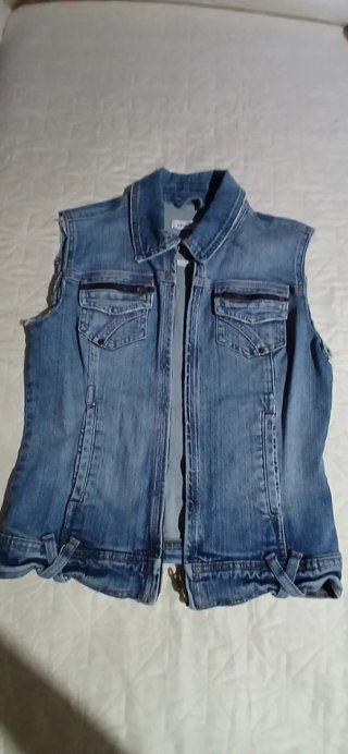 Chaleco vaquero mujer