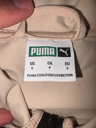 Tuta Puma Beige con Cappuccio