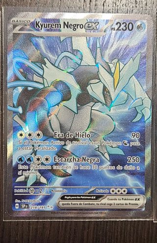 Carta Pokémon Kyurem Negro EX 218/191