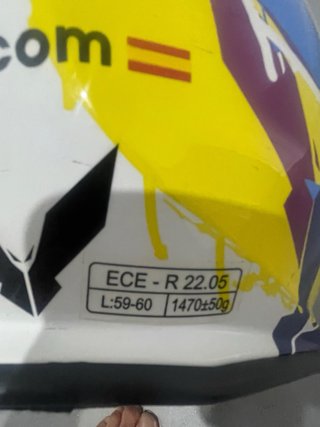 Casco de Cross Diseño Abstracto