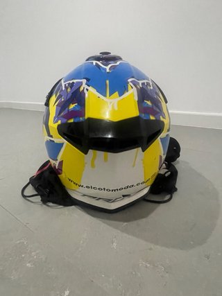 Casco de Cross Diseño Abstracto