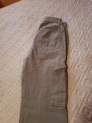 Pantalón cargo mujer verde oliva