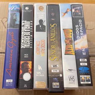 Lote 6 Películas VHS (Acción, Sci-Fi, Fantasía)