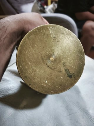 Mortero antiguo de bronce