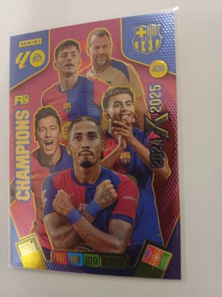 Cromo Panini Champions 2024-2025 FCB
