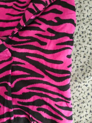 Camisa Estampado Cebra Rosa Talla M
