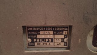 Radio Philips Antigua Caoba