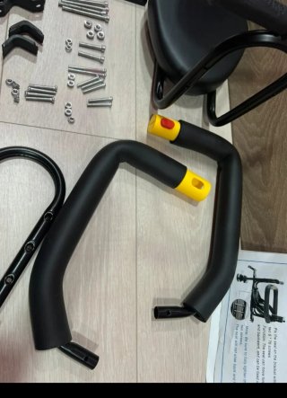 Asiento delantero para bici con cinturón