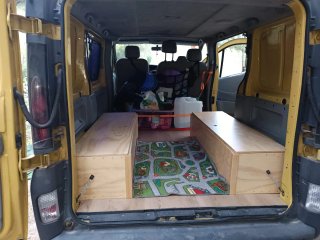 Cama muebles renault traffic,opel vivero, Nissan