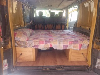 Cama muebles renault traffic,opel vivero, Nissan