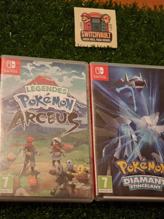 Pack Pokémon Arceus y Diamante Brillante - Switch