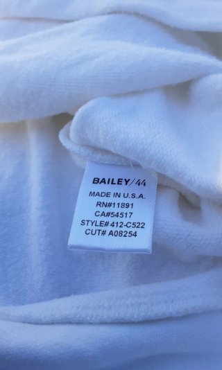 Bailey 44 camiseta premium blanca S