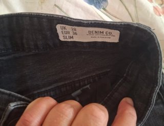 Pantalón corto vaquero negro