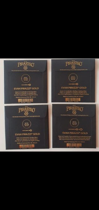 Cuerdas Viola Evah Pirazzi Gold Nuevas