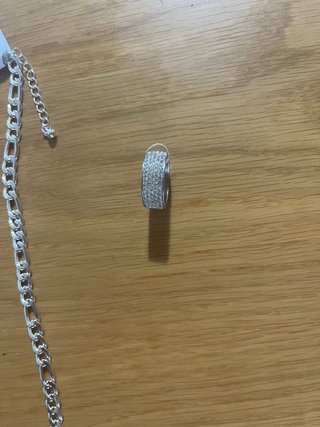 Collar y Anillo ASOS Diseño Talla 7