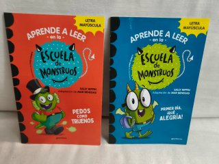 Lote libros escuela de monstruos