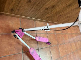 Patinete doble rosa