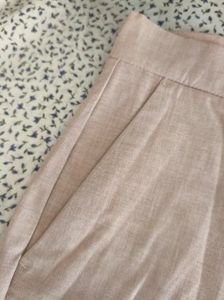 Bermudas Mango Talla 42 Beige