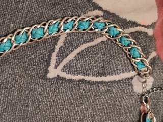 Collar Turquesa Redonda Plata