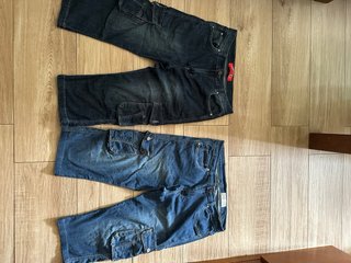 Bermudas vaqueras hombre azules
