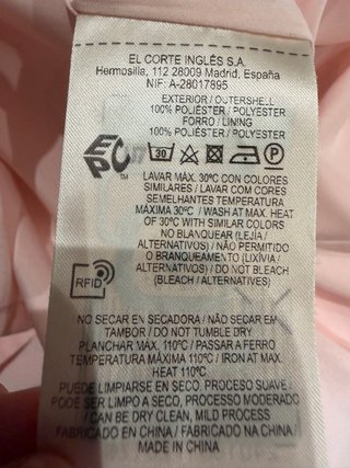 Vestido Tintoretto rosa. Talla 36. Nuevo, sin usar