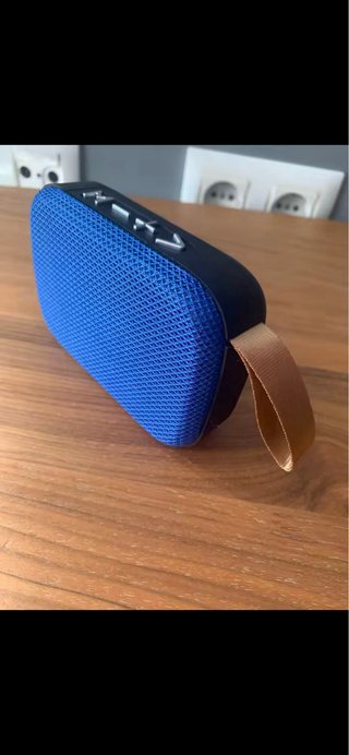 Altavoz Bluetooth Negro y Azul