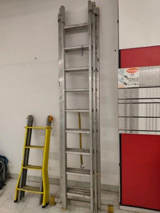 Escalera aluminio 3 tramos 150 kg
