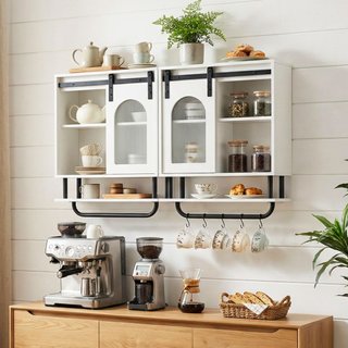 Armadietto bagno parete legno pensile ripiano aperto anta