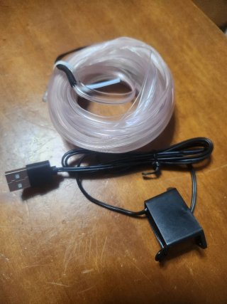Luces LED USB para interior de coche